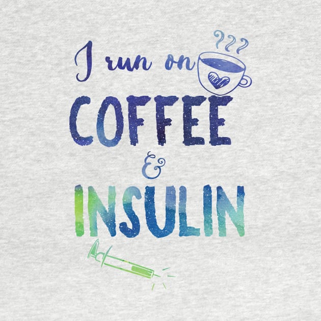 Coffee and Insulin - blue and green by papillon